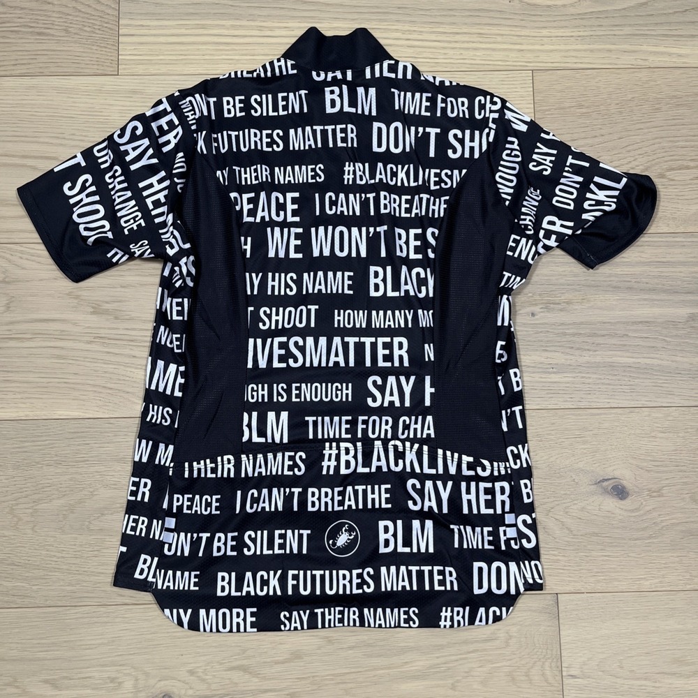 Castelli "Say Their Names" Black Lives Matter Men's Large Cycling Jersey - Picture 9 of 9